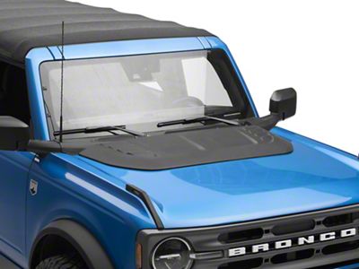 Ford Hood Scoop; Matte Black (21-25 Bronco)