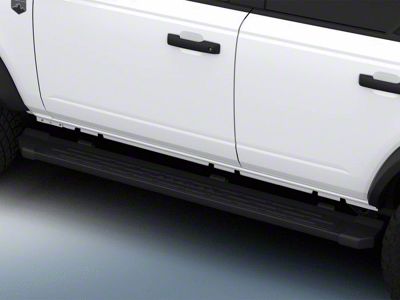 Ford Tube Side Step Bars; Black (21-25 Bronco 4-Door)