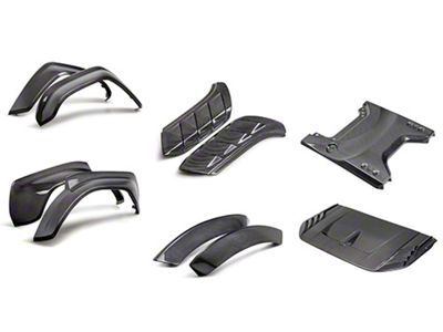 Ford Performance Appearance Kit; Gloss Carbon Fiber (22-25 Bronco Raptor)