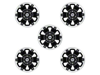 Ford Performance Bronco Gloss Black Machined 6-Lug 5-Wheel Kit; 18x8; 55mm Offset (21-25 Bronco, Excluding Raptor)