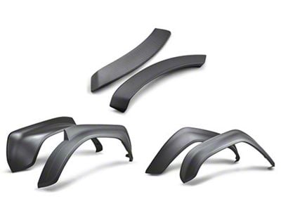Ford Performance Fender Flares; Matte Carbon Fiber (22-25 Bronco Raptor)