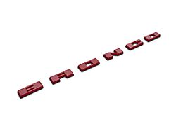 Ford Performance Grille Letters; Red (21-26 Bronco, Excluding Raptor)