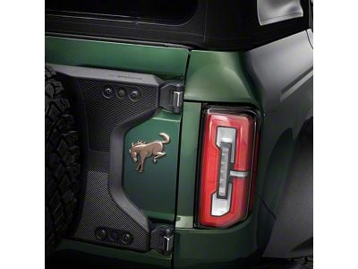 Ford Performance Rear Emblem; Bronze (21-25 Bronco)