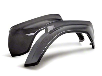 Ford Performance Rear Fender Flares; Gloss Carbon Fiber (22-25 Bronco Raptor)