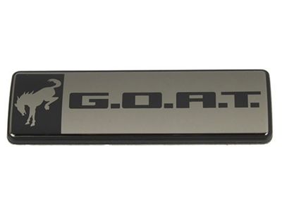Ford Performance G.O.A.T. Badge; Black (21-25 Bronco Sport)