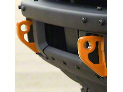 Ford Performance Tow Hooks; Orange (21-26 Bronco w/ Modular Front Bumper)
