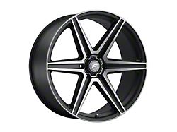 Forgestar X6 Satin Black Machined with Double Dark Tint 6-Lug Wheel; 24x10; 25mm Offset (03-09 4Runner)
