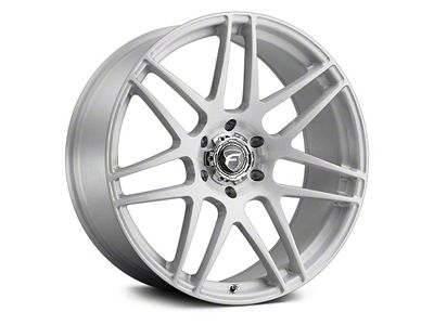 Forgestar X14 Gloss Brushed 6-Lug Wheel; 22x10; 30mm Offset (22-25 Bronco Raptor)