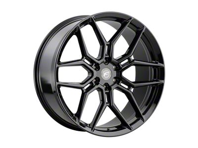 Forgestar X12 Gloss Black 6-Lug Wheel; 24x10; 30mm Offset (24-25 Tacoma)