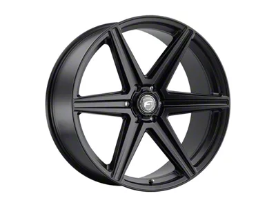 Forgestar X6 Satin Black 6-Lug Wheel; 24x10; 25mm Offset (22-25 Tundra)