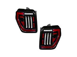 Form Lighting Sequential LED Tail Lights; Black Housing; Red Lens (10-24 4Runner)
