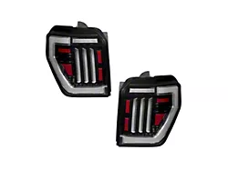 Form Lighting Sequential LED Tail Lights; Black Housing; Smoked Lens (10-24 4Runner)