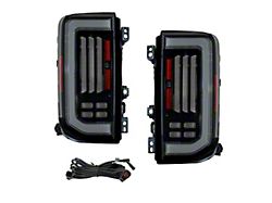 Form Lighting LED Tail Lights; Black Housing; Smoked Lens (21-25 Bronco)