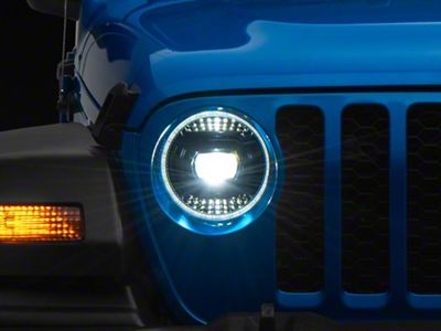 Diode Dynamics Elite LED Headlights; Black Housing; Clear Lens (20-25 Jeep Gladiator JT)