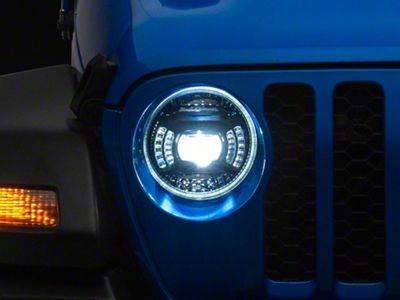 Diode Dynamics Elite Max LED Headlights; Black Housing; Clear Lens (20-25 Jeep Gladiator JT)