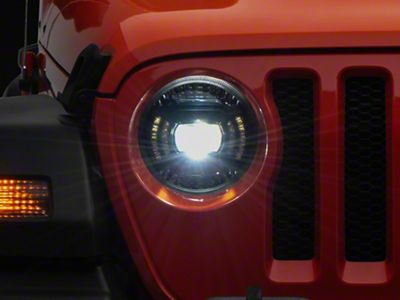 Diode Dynamics Elite Max LED Headlights; Black Housing; Clear Lens (18-25 Jeep Wrangler JL)