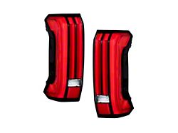 Form Lighting LED Tail Lights; Black Housing; Red Lens (22-25 Tundra)