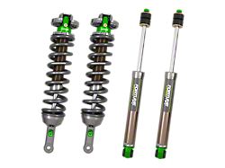 Fortune Auto Offroad Dreadnought All Terrain 1-Way Adjustable Coil-Over and Shock Kit with Swift Springs for 0 to 3-Inch Lift; Heavy Load; 650 lb. Spring Rate (03-09 4Runner)