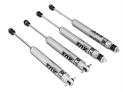 FOX Performance Series 2.0 Front and Rear IFP Shocks for 4 to 6-Inch Lift (07-18 Jeep Wrangler JK)