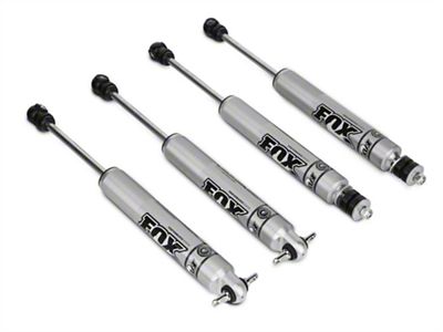 FOX Performance Series 2.0 Front and Rear IFP Shocks for 0 to 1-Inch Lift (07-18 Jeep Wrangler JK)