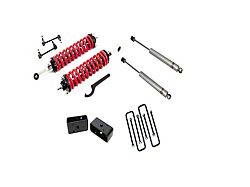 Freedom Offroad 2.50 to 5-Inch Adjustable Coil-Overs / 3-Inch Rear Block Suspension Lift Kit with Nitro Shocks (05-23 6-Lug Tacoma)
