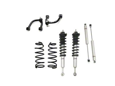 Freedom Offroad 3-Inch Front Lift Struts with Front Upper Control Arms, Rear Lift Springs and Shocks (03-24 4WD 4Runner)