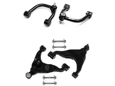 Freedom Offroad Front Upper and Lower Control Arms and Cam Bolts for 2 to 4-Inch Lift (03-09 4Runner)