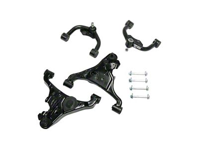 Freedom Offroad Front Upper and Lower Control Arms with Cam Bolts for 2 to 4-Inch Lift (05-21 Frontier, Excluding PRO-4X)