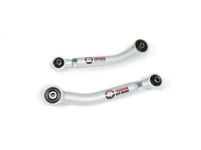 Freedom Offroad Adjustable Front Lower Control Arms with Pillowball for 0 to 8-Inch Lift (84-01 Jeep Cherokee XJ)