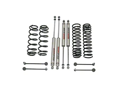 Freedom Offroad 4-Inch Suspension Lift Kit with Extended Sway Bar End Links and Monotube Shocks (20-25 Jeep Gladiator JT)