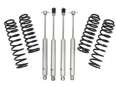 Freedom Offroad 3.50-Inch Front and Rear Lift Springs with Shocks (18-25 Jeep Wrangler JL 2-Door)