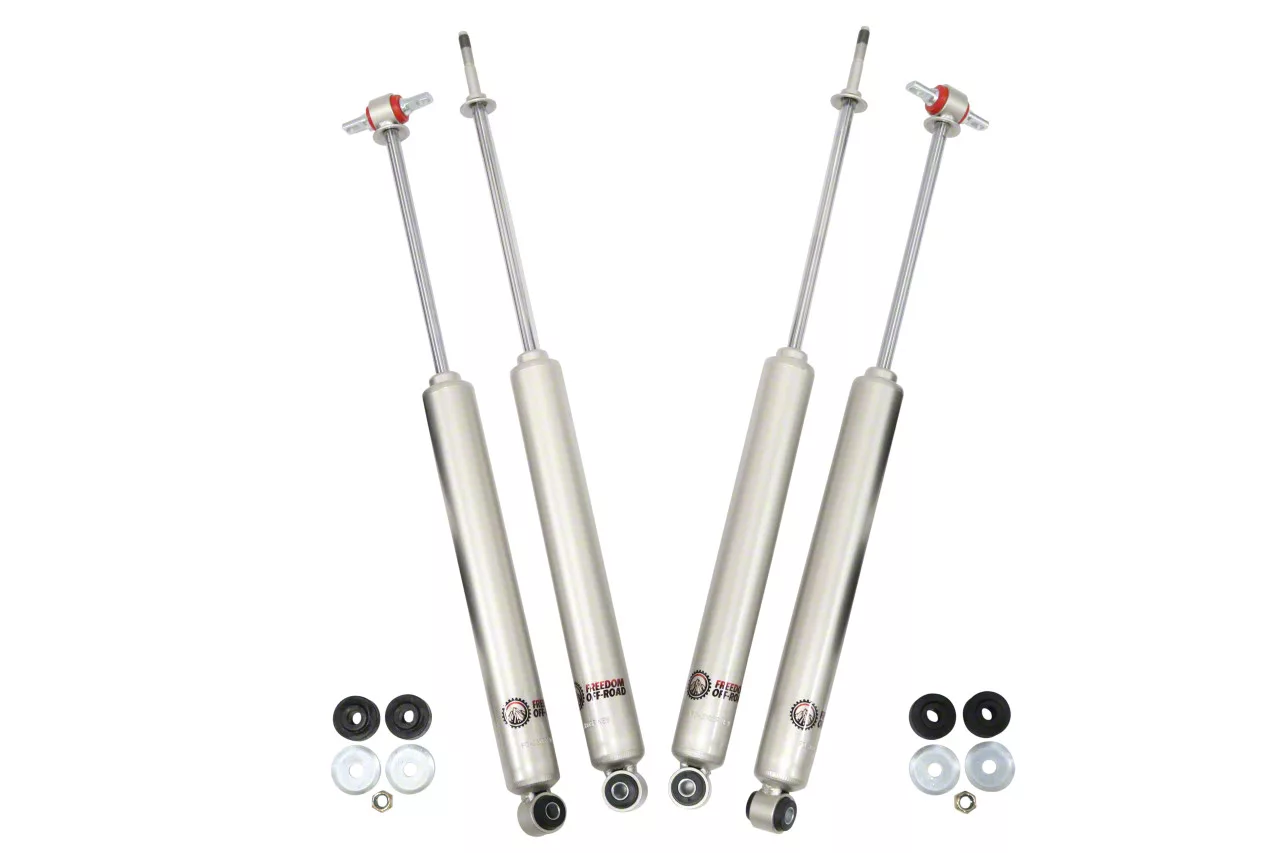 Freedom Offroad Jeep Wrangler Extended Nitro Shocks for 2 to 4Inch Lift FOJ304 (1824 Jeep