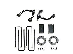 Freedom Offroad 3-Inch Front Strut Spacers with Front Upper Control Arms and Rear Lift Blocks (05-23 6-Lug Tacoma)