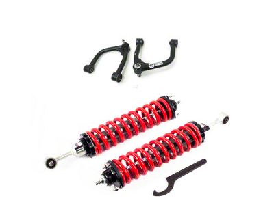 Freedom Offroad 1 to 4-Inch Adjustable Front Coil-Overs with Upper Control Arms (07-21 Tundra)