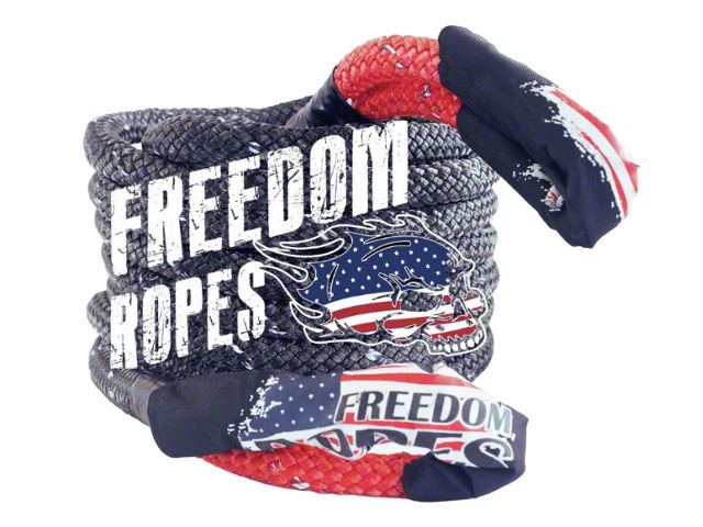 Wrangling Rope Freedom Ropes Jeep Wrangler 3/4-Inch x 20-Foot Kinetic Energy Recovery ...