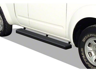 5-Inch iStep Running Boards; Black (05-26 Frontier King Cab)