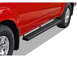 5-Inch iStep Running Boards; Hairline Silver (05-25 Frontier Crew Cab)