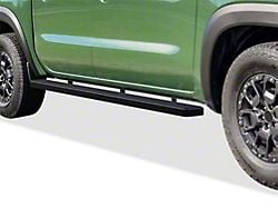 5-Inch iStep Wheel-to-Wheel Running Boards; Hairline Silver (05-25 Frontier Crew Cab w/ 6-Foot Bed)