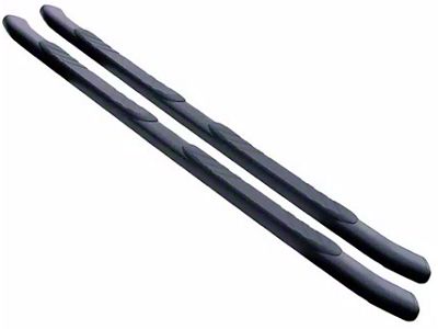 Go Rhino 5-Inch OE Xtreme Composite Side Step Bars; Black (05-25 Frontier Crew Cab)