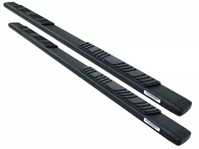 Go Rhino 5-Inch OE Xtreme Low Profile Side Step Bars; Textured Black (05-25 Frontier Crew Cab)