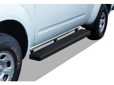 6-Inch iStep Running Boards; Black (05-26 Frontier King Cab)