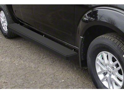 6-Inch Wheel-to-Wheel Running Boards; Black (05-25 Frontier Crew Cab w/ 5-Foot Bed)