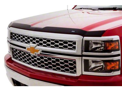 Aeroskin Hood Protector; Matte Black (05-21 Frontier)