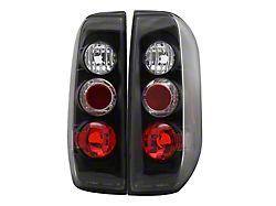 Altezza Tail Lights; Matte Black Housing; Clear Lens (05-14 Frontier)