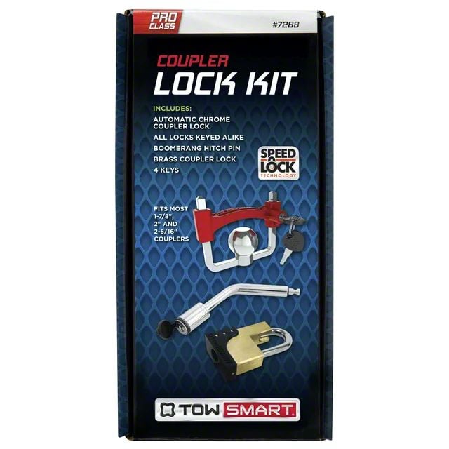 Frontier AntiTheft Coupler Lock Kit Free Shipping