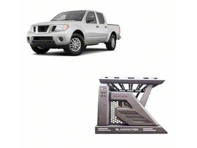 Armour II Roll Bar with Basket; Black (05-21 Frontier)