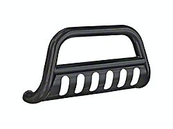 Bull Bar with Skid Plate; Black (22-25 Frontier)