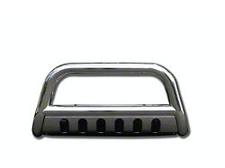 Bull Bar with Skid Plate; Stainless Steel (22-25 Frontier)