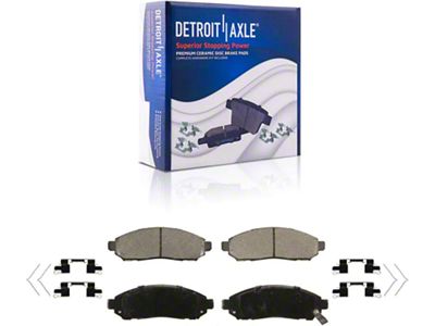Ceramic Brake Pads; Front Pair (05-25 Frontier)