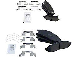 Ceramic Brake Pads; Front and Rear (05-21 Frontier)